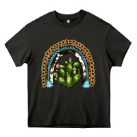 Asphalt cactus rainbow Heavy Core Tee - JahusDesignShop