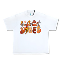 White basketball vibes Urban Heavy Tee - MaliasSmallBusiness