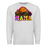 Dove Grey basketball mama Premium Sweatshirt - OliviaCreatesArt