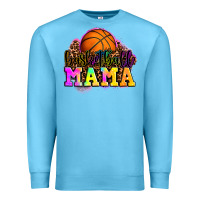 Ocean Blue basketball mama Premium Sweatshirt - OliviaCreatesArt