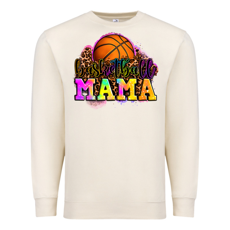 Basketball Mama Premium Sweatshirt by OliviaCreatesArt | Teevron