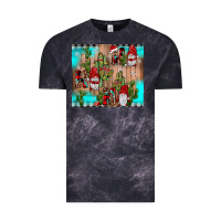 Cloud Black ho ho ho gnome Vintage Tee - JahusDesignShop