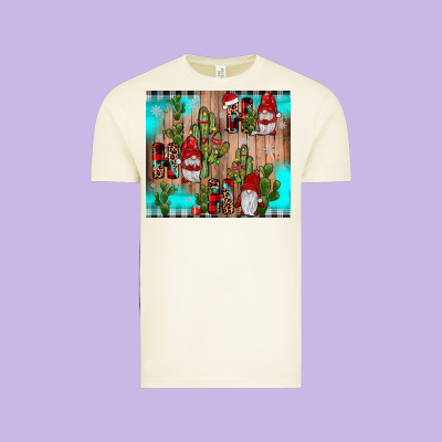 Ho Ho Ho Gnome Vintage Tee Designed By Jahusdesignshop