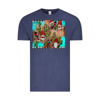 Vintage Denim ho ho ho gnome Vintage Tee - JahusDesignShop