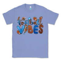 Colony Blue football vibes Classic Tee - MaliasSmallBusiness