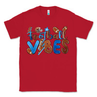 Red football vibes Classic Tee - MaliasSmallBusiness