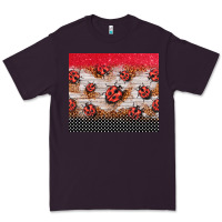 Plum ladybug tumbler Premium Tee - BarkalooDesign