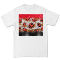 White ladybug tumbler Premium Tee - BarkalooDesign