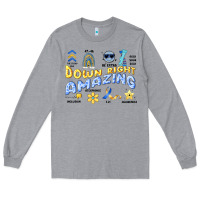 Heather Grey down right amazing Long Sleeve Tee - Artiststas