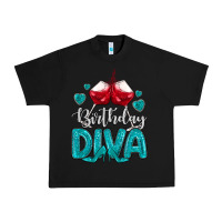 Black birthday diva turquoise Urban Heavy Tee - MaliasSmallBusiness