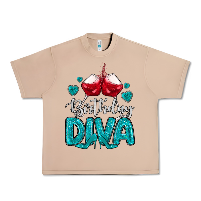 Birthday Diva Turquoise Urban Heavy Tee by MaliasSmallBusiness | Teevron