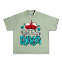 Oil Green birthday diva turquoise Urban Heavy Tee - MaliasSmallBusiness