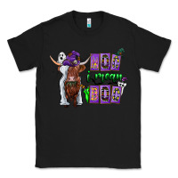 Black Moo I Mean Boo Classic Tee - CowhideDigitalArt