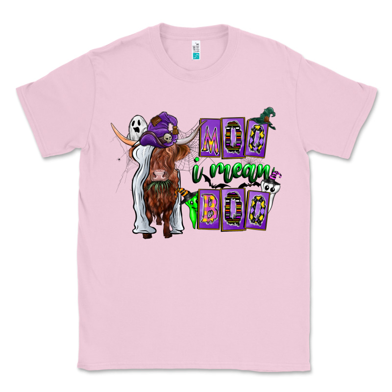 Moo I Mean Boo Classic Tee by CowhideDigitalArt | Teevron