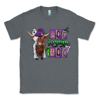 Charcoal Heather Moo I Mean Boo Classic Tee - CowhideDigitalArt