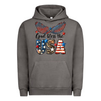 Pigment Tornado Western God Bless The USA 4th of July Urban Hoodie - LillyAllenDesigns