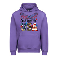 Tulip Western God Bless The USA 4th of July Urban Hoodie - LillyAllenDesigns