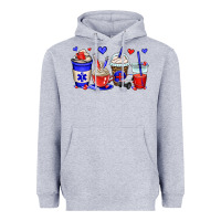 Heather Grey emt emergency medical technician coffee cups Heavyweight Hoodie - OliviaCreatesArt