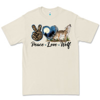 Bone Peace Love Wolf Premium Tee - LillyAllenDesigns