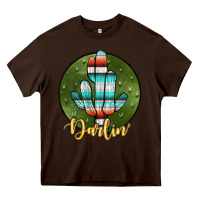 Chocolate Brown darlin' Heavy Core Tee - JahusDesignShop