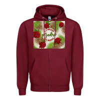 Burgundy la mejor madre del mundo Zipper Hoodie - TumblerDesignByShophia