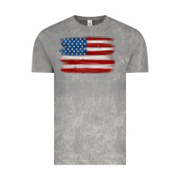 Cloud Rock american flag distressed background Vintage Tee - MaliasSmallBusiness