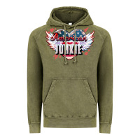 Vintage Olive American junkie Vintage Hoodie - NancyCooperArtShop