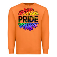 Carrot hippie pride sunflowers Premium Sweatshirt - OliviaCreatesArt