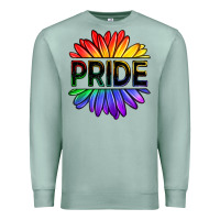 Hippie Pride Sunflowers Premium Sweatshirt | Teevron