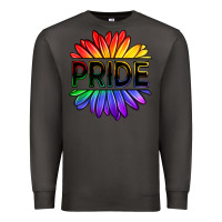 Smoke hippie pride sunflowers Premium Sweatshirt - OliviaCreatesArt
