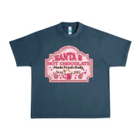 Midnight Navy santas hot chocolate Urban Heavy Tee - MaliasSmallBusiness