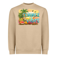 Mushroom summer vibes sunset and fruits Heavyweight Sweatshirt - BarkalooDesign