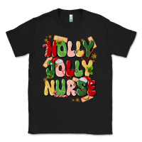 Black holly jolly nurse Classic Tee - MaliasSmallBusiness