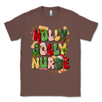 Chestnut holly jolly nurse Classic Tee - MaliasSmallBusiness