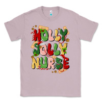 Lilac holly jolly nurse Classic Tee - MaliasSmallBusiness