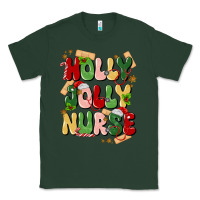 Sports Green holly jolly nurse Classic Tee - MaliasSmallBusiness