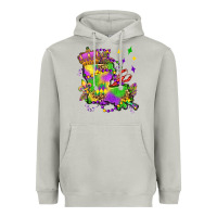 Moon Dust louisiana map mardi gras olivia Heavyweight Hoodie - OliviaCreatesArt