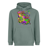 Sage louisiana map mardi gras olivia Heavyweight Hoodie - OliviaCreatesArt