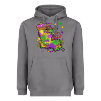 Storm louisiana map mardi gras olivia Heavyweight Hoodie - OliviaCreatesArt