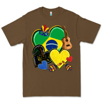 Brazil Hearts Premium Tee | Teevron