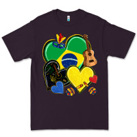Plum brazil hearts Premium Tee - NancyCooperArtShop