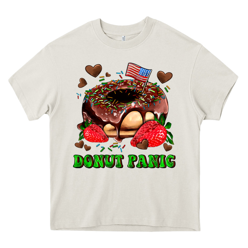 Donut Panic Heavy Core Tee by AdoDesignShop | Teevron