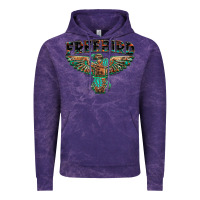 Cloud Purple aztec free bird Vintage Hoodie - NancyCooperArtShop