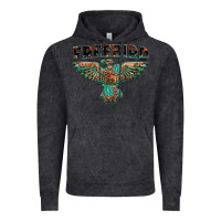 Vintage Black aztec free bird Vintage Hoodie - NancyCooperArtShop