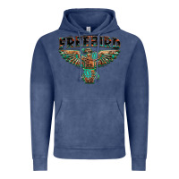 Vintage Denim aztec free bird Vintage Hoodie - NancyCooperArtShop