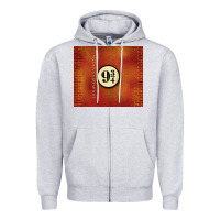 Heather Grey magical train station Zipper Hoodie - TumblerDesignByShophia