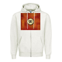 Oatmeal Heather magical train station Zipper Hoodie - TumblerDesignByShophia