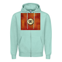 Seafoam magical train station Zipper Hoodie - TumblerDesignByShophia