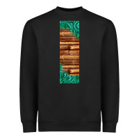 Black western tooled leather sunflower turquoise gemstone pen wrap 1 Heavyweight Sweatshirt - Jasminsmagicworld