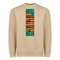 Mushroom western tooled leather sunflower turquoise gemstone pen wrap 1 Heavyweight Sweatshirt - Jasminsmagicworld